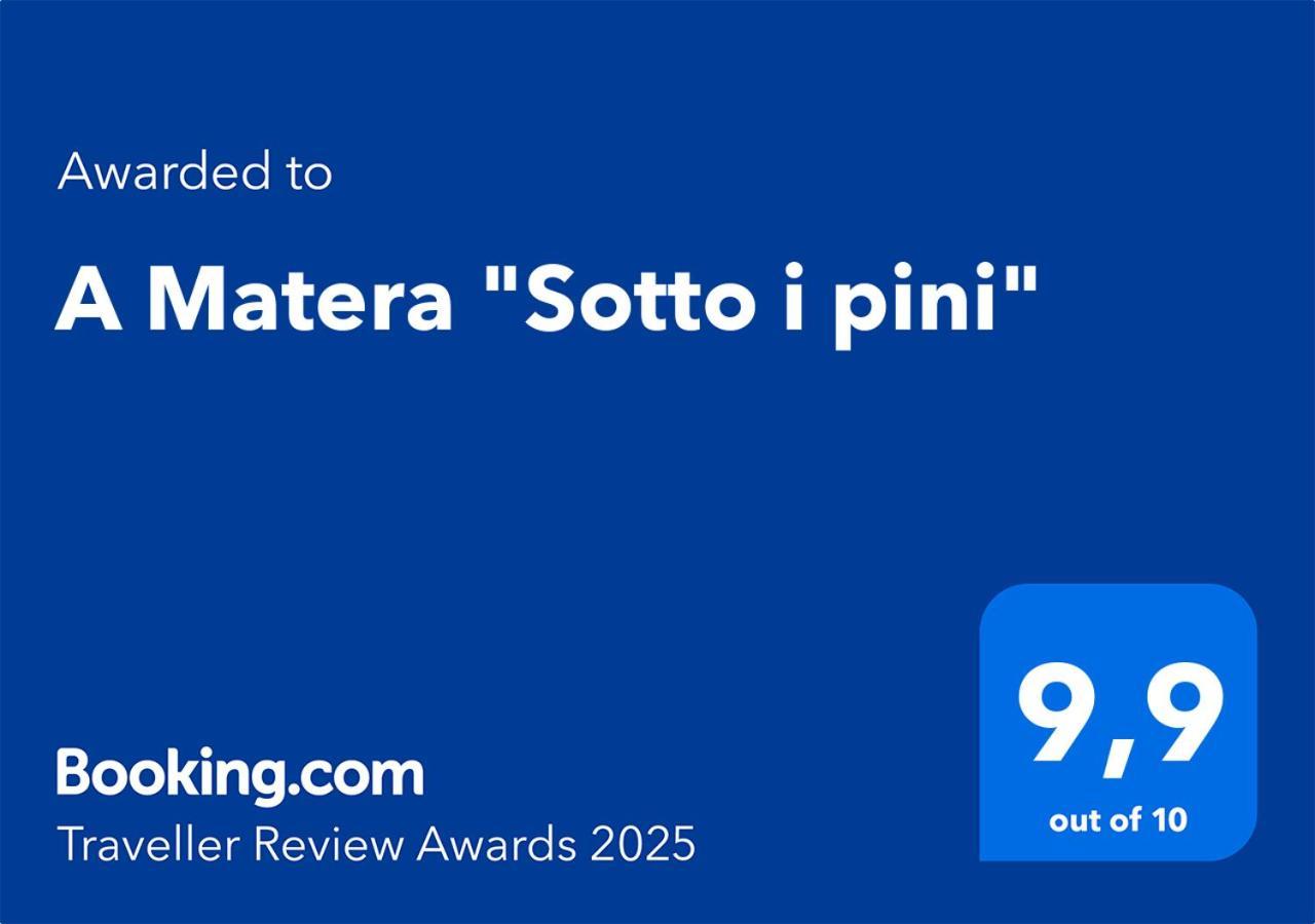 Villa A Matera "Sotto I Pini" Extérieur photo